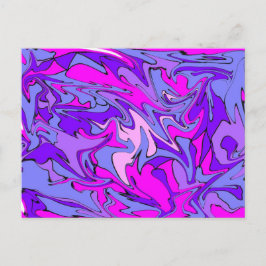 Cartão Postal A vida é Groovy, cara! Linha legal retrô funky