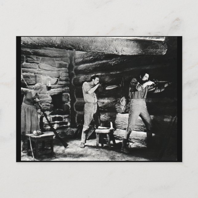 Cartão Postal A vida e o tempo de Daniel Boone (Frente)