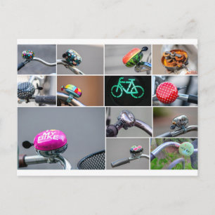 Cartão Postal A vida é uma bela viagem de bicicleta!