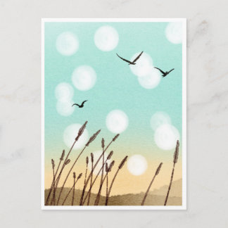 Cartão Postal A vida é uma praia