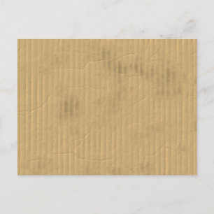 Cartão Postal A vida em uma caixa de papelão Vestida de batida 