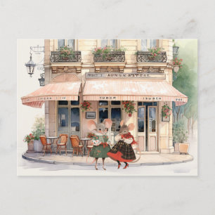 Cartão Postal A vida na cidade de ratos - Cartão-postal para o d