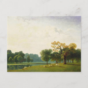 Cartão Postal A View of the Serpentine, 1815 (oil on canvas)