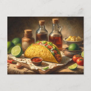Cartão Postal A Vintagem da Vida do Taco Ainda Esteve Inspirada