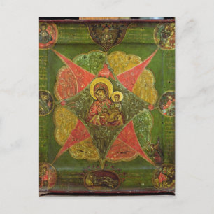 Cartão Postal A Virgem do Burning Bush, do Monte Athos