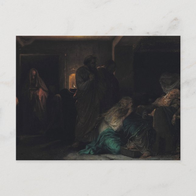 Cartão Postal A Virgem Fainting, 1856 (Frente)