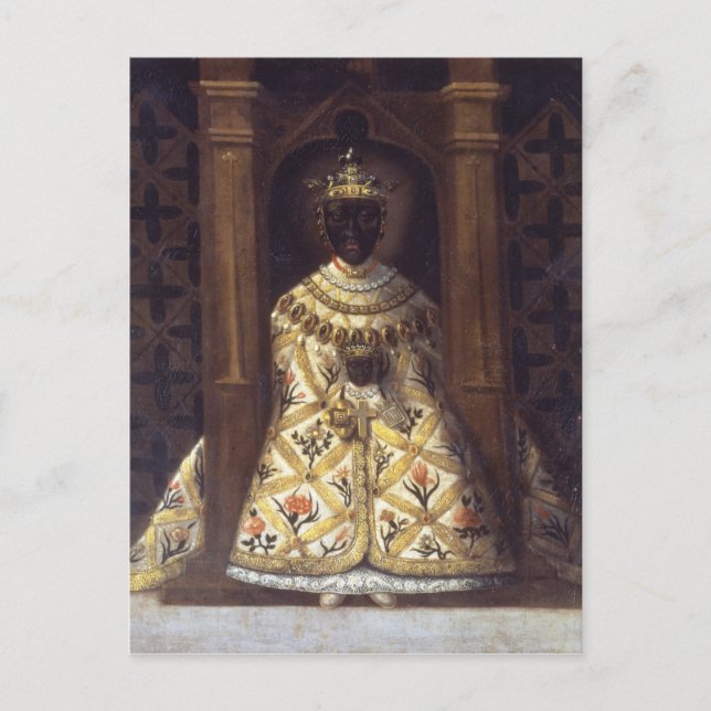 Cartão Postal A Virgem Negra na Chadaraita (Frente)