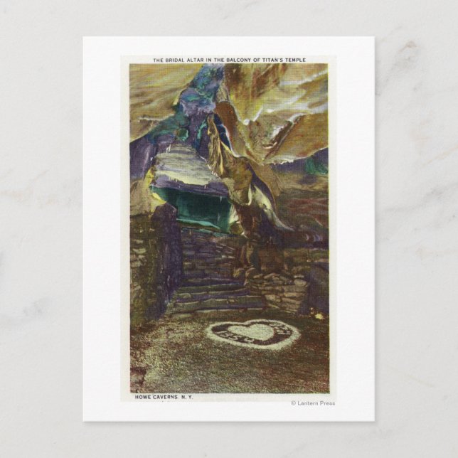 Cartão Postal A Visão Baleeira do Templo de Titã do Bridal (Frente)