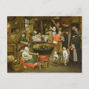 Cartão Postal A visita à Fazenda