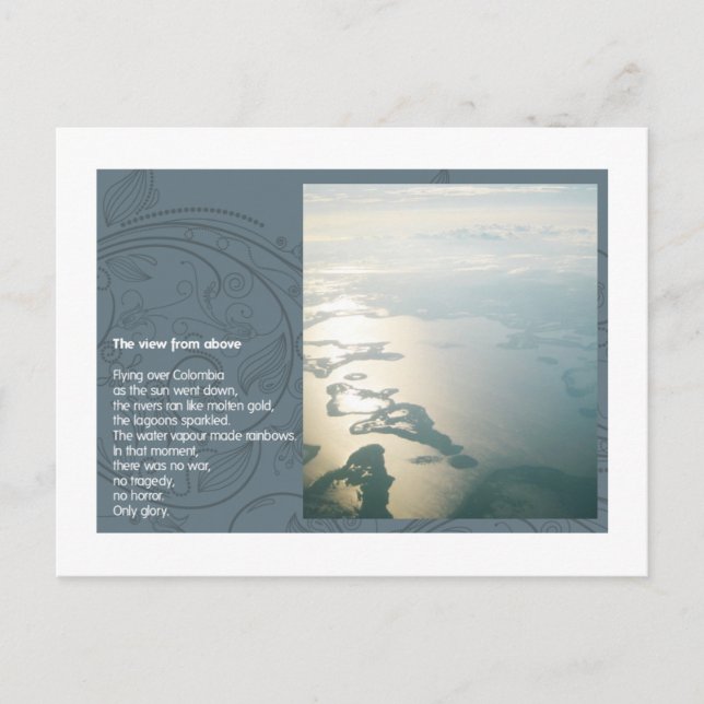 Cartão Postal A vista de cima de (Frente)