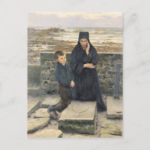 Cartão Postal A Viúva da Ile de Sein, 1880