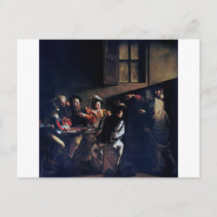 Cartão Postal A Vocação de São Mateus, Caravaggio