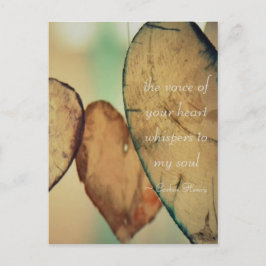 Cartão Postal A Voz Dos Seus Sussurros Para A Minha Alma