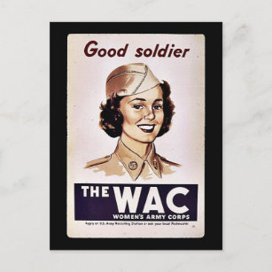 Cartão Postal A Wac Womens Army Corps