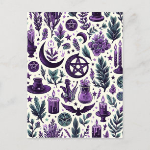 Cartão Postal A Wiccan Pattern 1