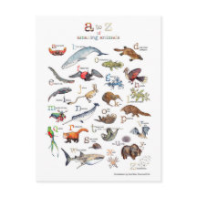 A-Z de animais surpreendentes