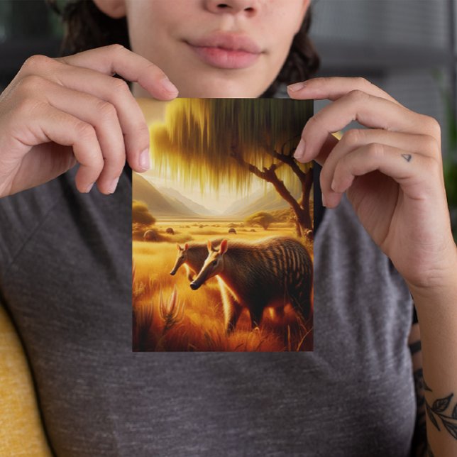 Cartão Postal Aardvark Serene Wildlife Harmony (Criador carregado)