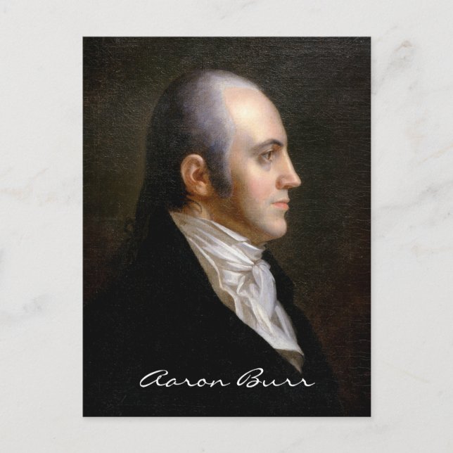 Cartão Postal Aaron Burr (Frente)