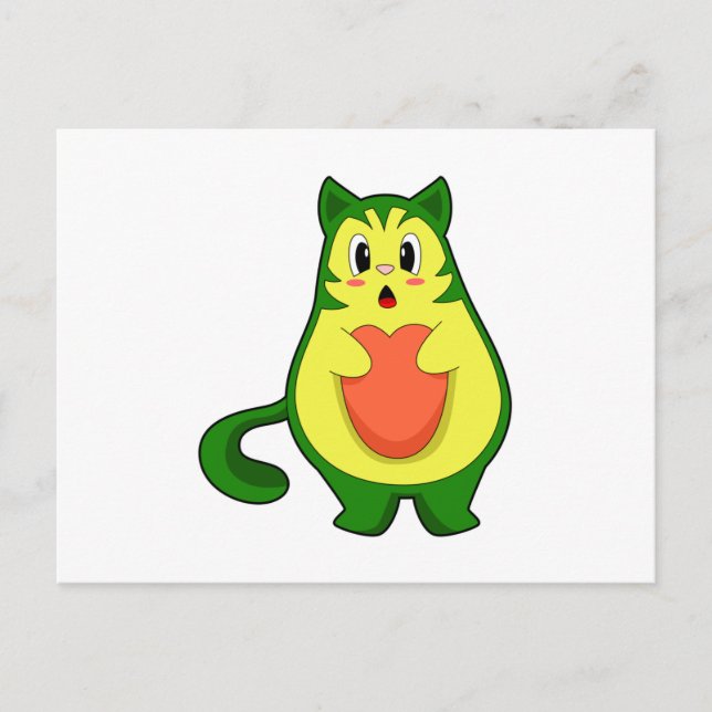 Cartão Postal Abacate de Gato (Frente)