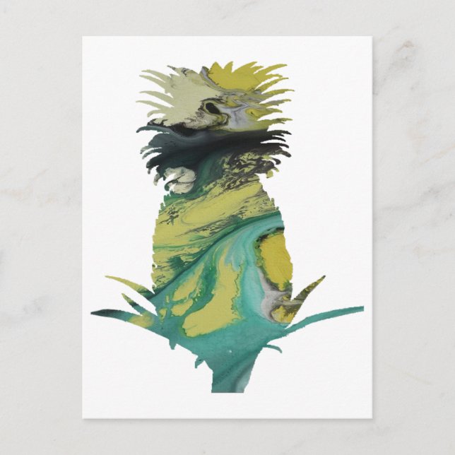 Cartão Postal abacaxi (Frente)