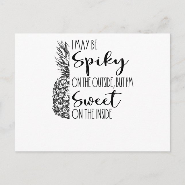 Cartão Postal Abacaxi de Feriado Tropical do Havaí, Dizendo Verã (Frente)