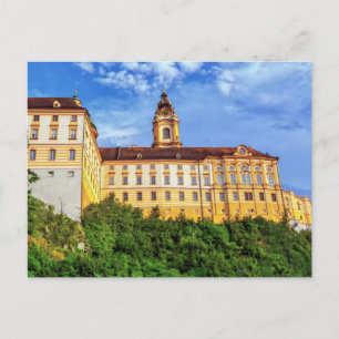 Cartão Postal Abadia beneditina, Melk, Áustria