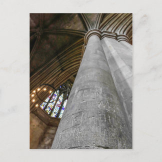 Cartão Postal Abadia de Albans, interior.