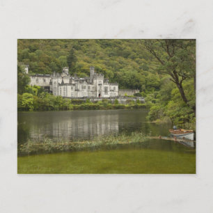 Cartão Postal Abadia de Kylemore, Condado de Galway, Irlanda,