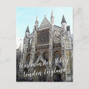 Cartão Postal Abadia de Westminster — Londres, Inglaterra