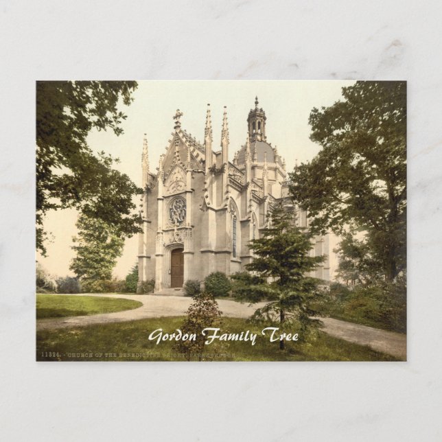 Cartão Postal Abadia II de Michael, Farnborough, rua (Frente)