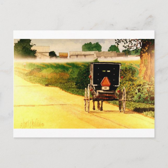 Cartão Postal Abaixo da estrada (Frente)