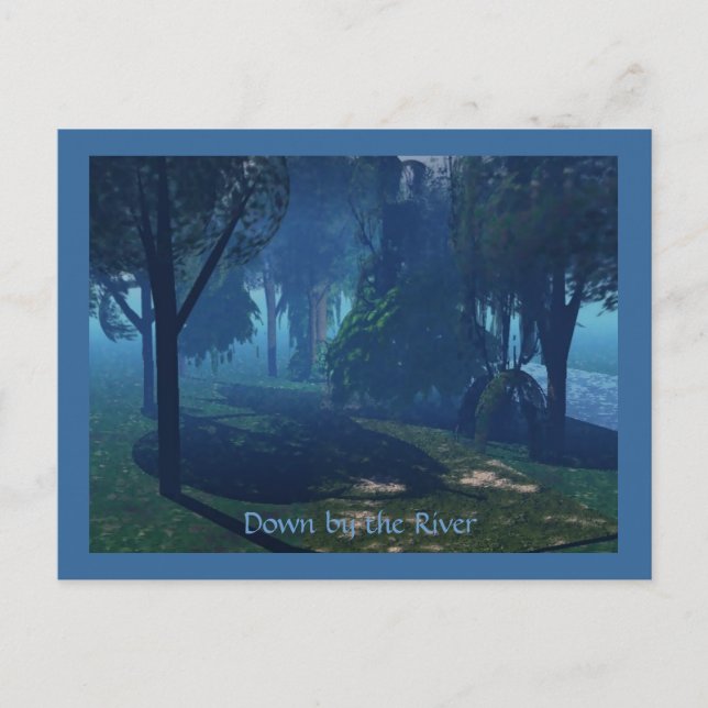Cartão Postal Abaixo pelo rio (Frente)