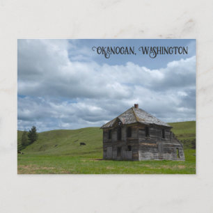 Cartão Postal Abandonada fazenda Okanogan County Washington