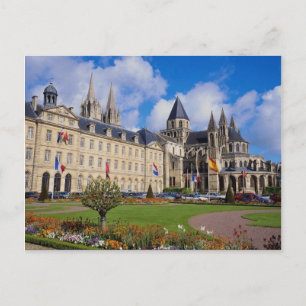 Cartão Postal Abbaye Aux Hommes, Caen, Calvados, Normandia, Fran