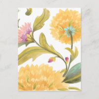 Abbey Floral Azulejos - Flores Amarelas