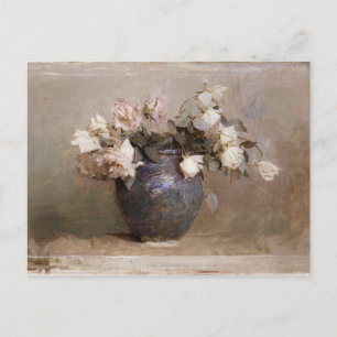 Cartão Postal Abbott Handerson Thayer Rosas Flores De Vida
