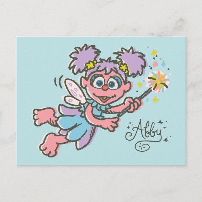 Cartão Postal Abby Cadabby Flying (Frente)