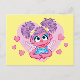 Cartão Postal Abby Cadabby Namorados Hearts Graphic