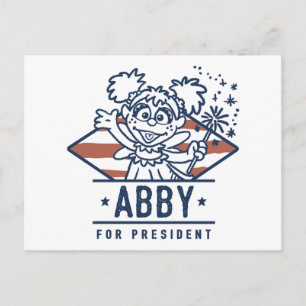 Cartão Postal Abby Para Presidente