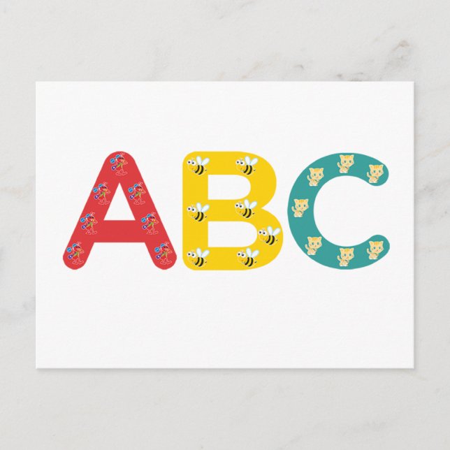 Cartão Postal ABC por PaddleDuck (Frente)