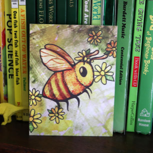 Cartão Postal Abeja Fofa                                        