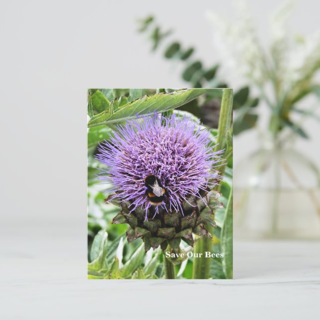 CARTÃO POSTAL ABELHAS (Em pé/Frente)