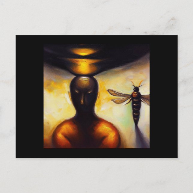Cartão Postal Abelhas De Origem Animal 3 (Frente)