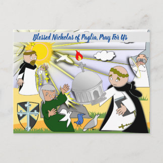 Cartão Postal Abençoado Nicolau de Paglia