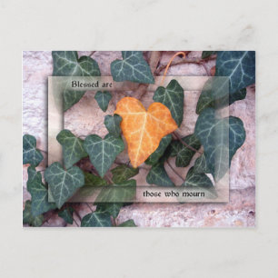 Cartão Postal Abençoados são aqueles que lamentam