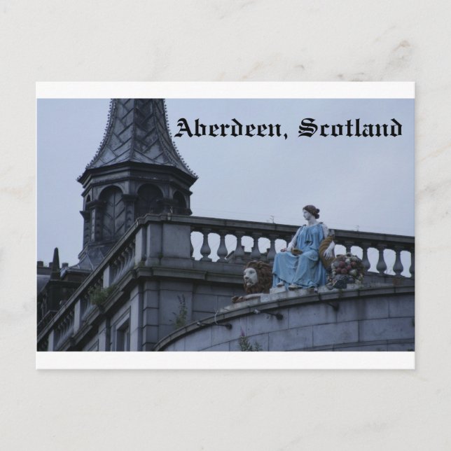 Cartão Postal Aberdeen, Escócia (Frente)