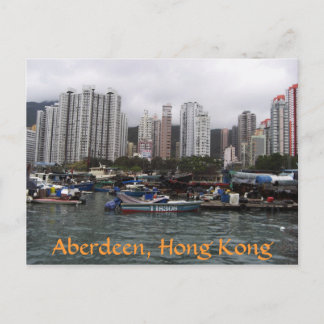 Cartão Postal Aberdeen, Hong Kong