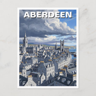 Cartão Postal Aberdeen Scotland Viagem