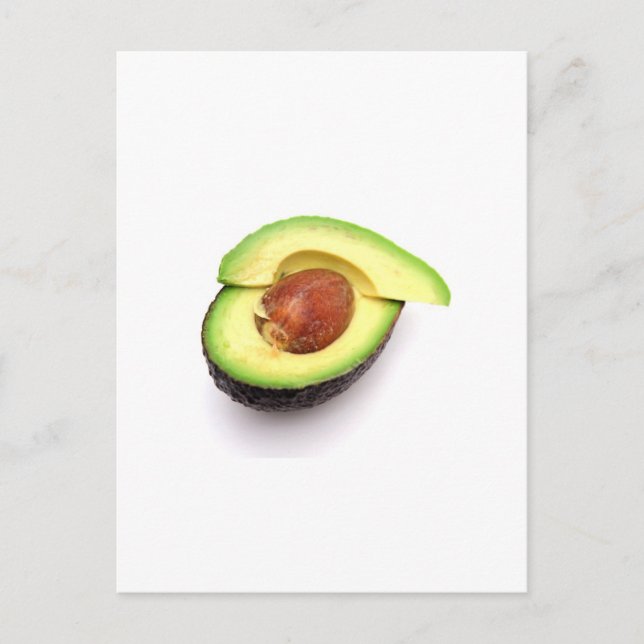 Cartão Postal Aberto em fatias Avocado (Frente)