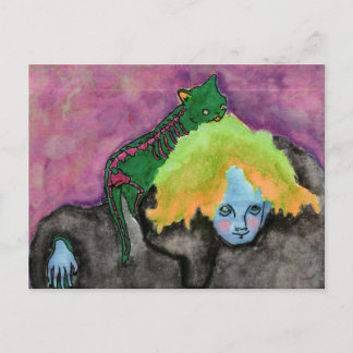 Cartão Postal Aberto Preto 3